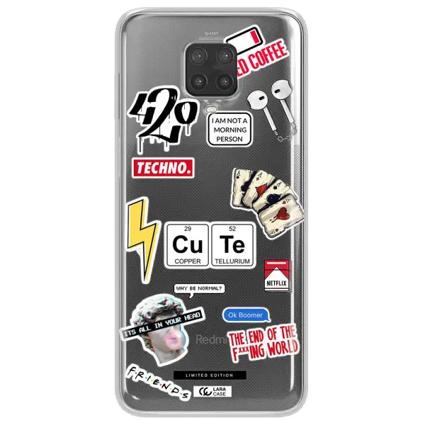 Cute Xiaomi Note 9 Pro Clear TPU Case