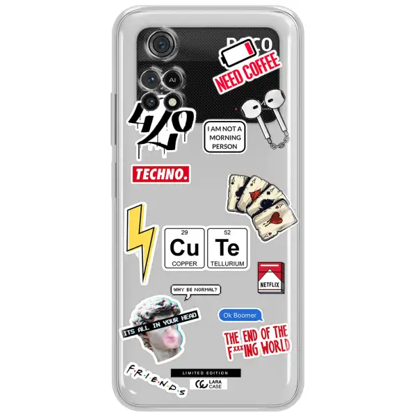 Cute Xiaomi Poco M4 Pro 4G Clear Tpu Case