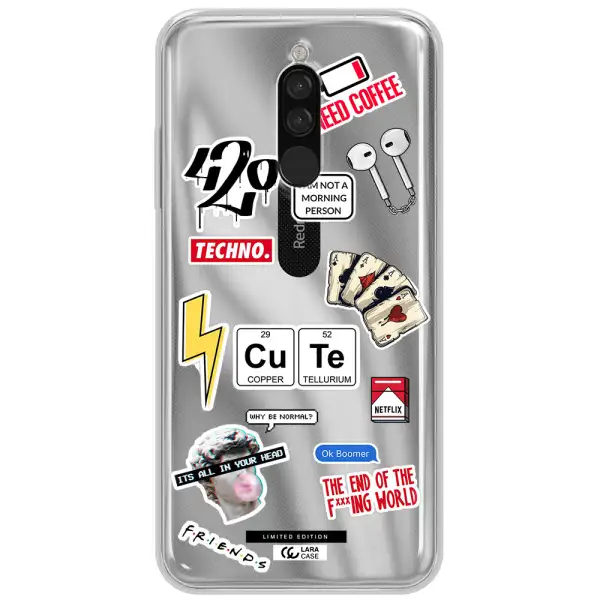 Cute Xiaomi Redmi 8 Clear Tpu Case