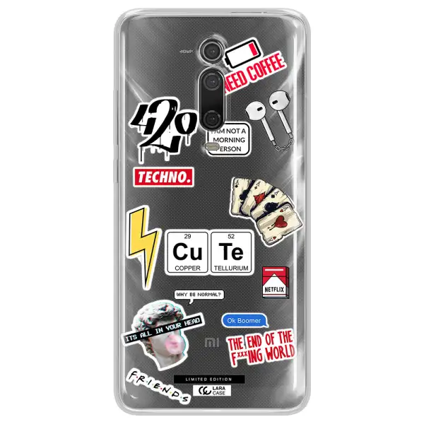 Cute Xiaomi Redmi K20 Clear Tpu Case