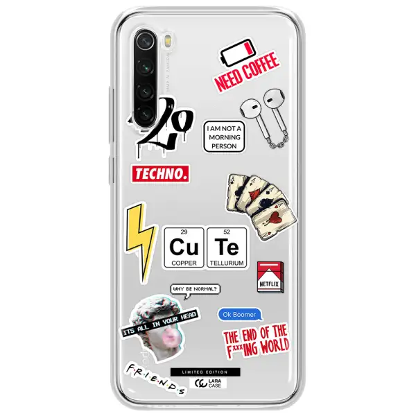 Cute Xiaomi Redmi Note 8T Clear Tpu Case