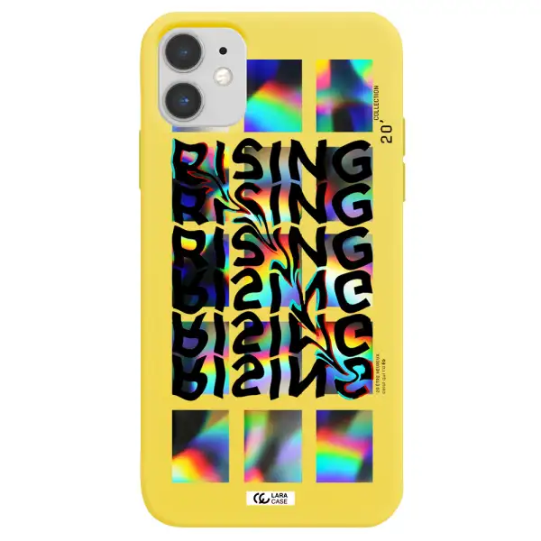 Rising Apple iPhone 11 Silicone canary yellow Case