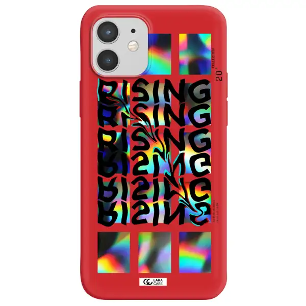Rising Apple iPhone 12 mini Silicone Imperial Red Case