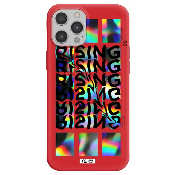 Rising Apple iPhone 12 pro Silicone Imperial Red Case