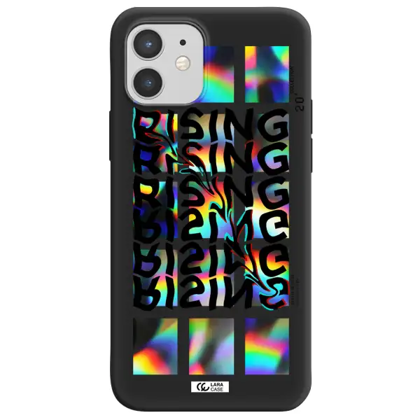 Rising Apple iPhone 12 Silicone black Case