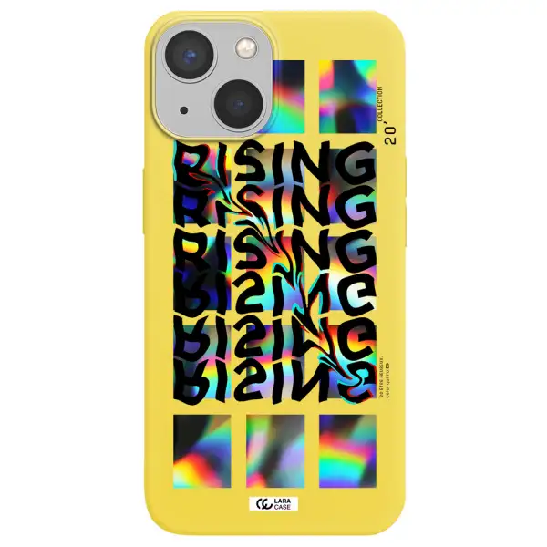 Rising Apple iPhone 13 mini Silicone canary yellow Case