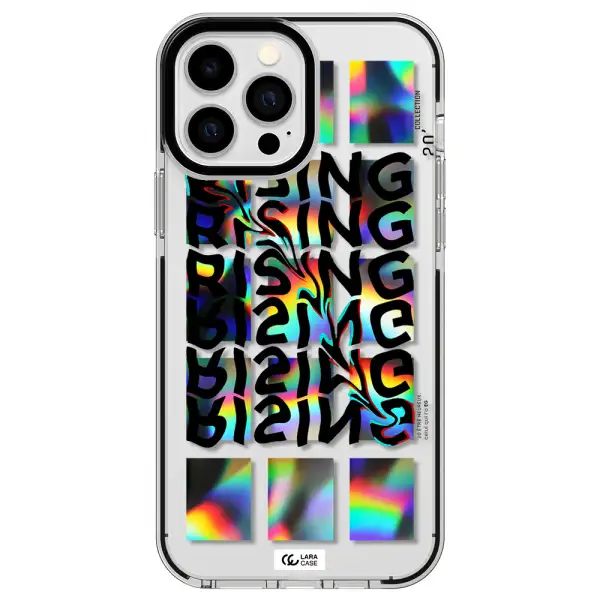 Rising Apple iPhone 13 Pro Max impact black border Case