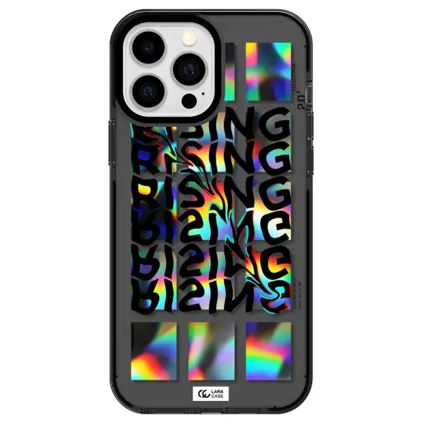 Rising Apple iPhone 13 Pro Max impact Smoke Black Case