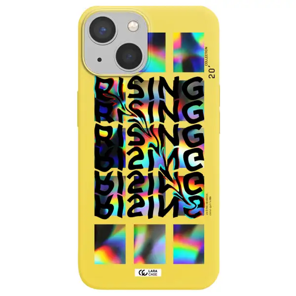 Rising Apple iPhone 13 Silicone canary yellow Case