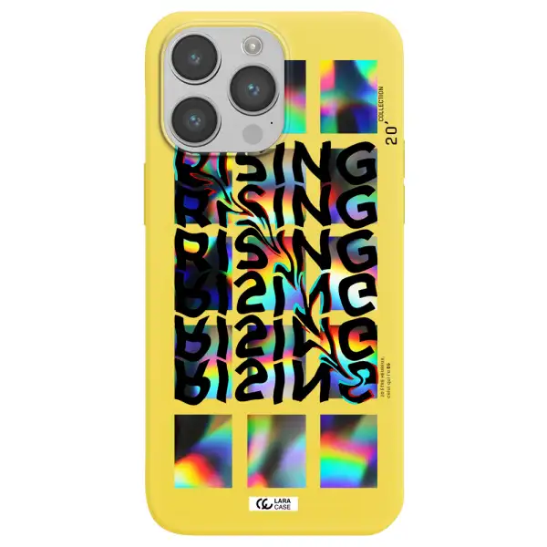 Rising Apple iPhone 14 pro Silicone canary yellow Case