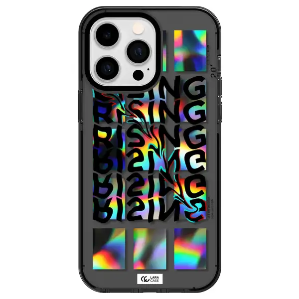 Rising Apple iPhone 15 Pro Max impact Smoke Black Case