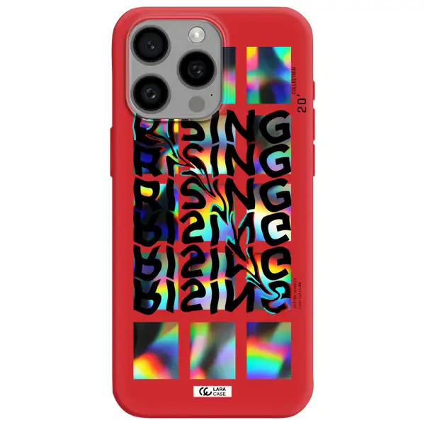 Rising Apple Iphone 15 Pro Max Silicone Imperial Red Case