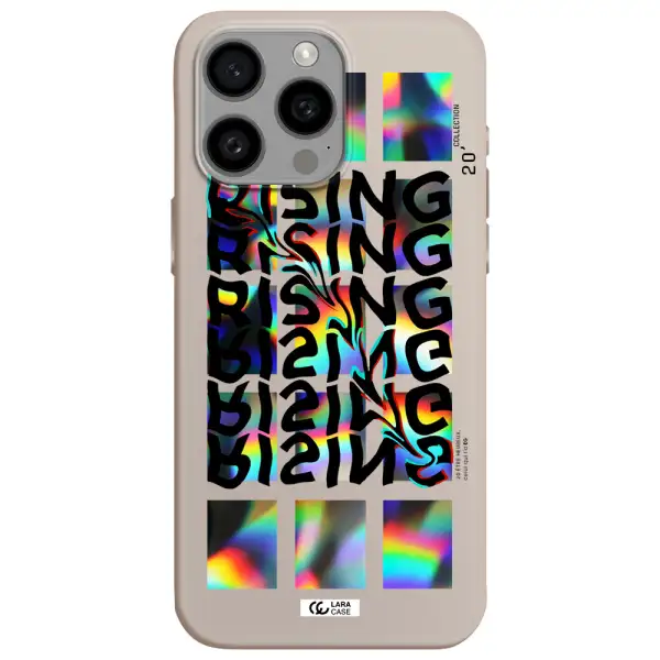 Rising Apple Iphone 15 Pro max Silicone Stone Case