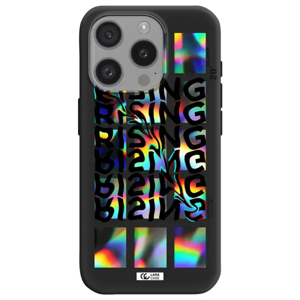 Rising Apple Iphone 15 Pro Silicone Black Case