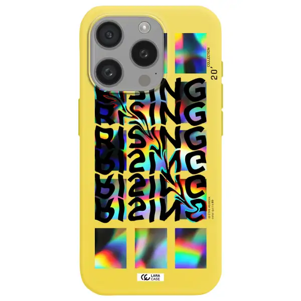Rising Apple Iphone 15 Pro Silicone Canary Yellow Case