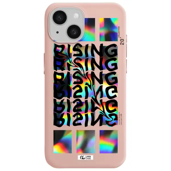 Rising Apple Iphone 15 Silicone Pastel Pink Case