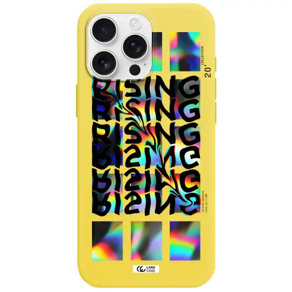 Rising Apple Iphone 16 Pro Max Silicone Canary Yellow Case