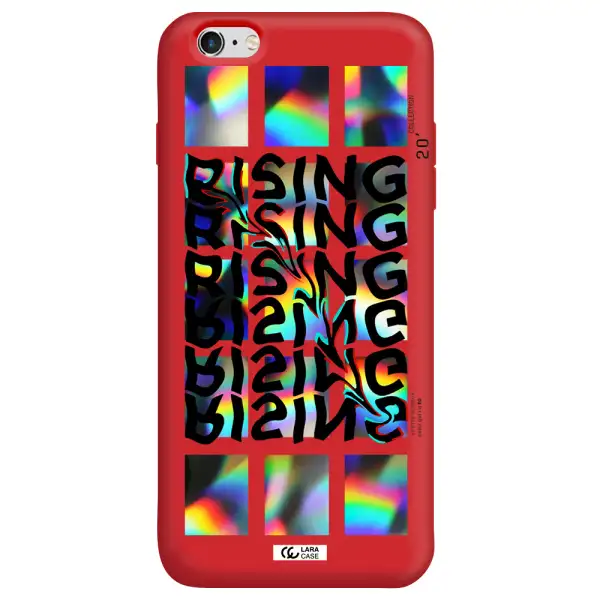 Rising Apple iPhone 6 s plus Silicone Imperial Red Case