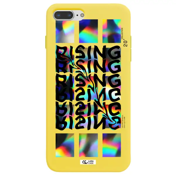 Rising Apple iPhone 7 plus Silicone canary yellow Case