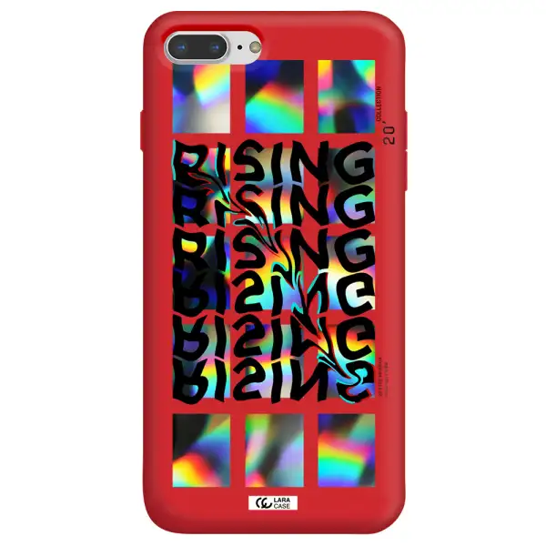 Rising Apple iPhone 7 plus Silicone Imperial Red Case