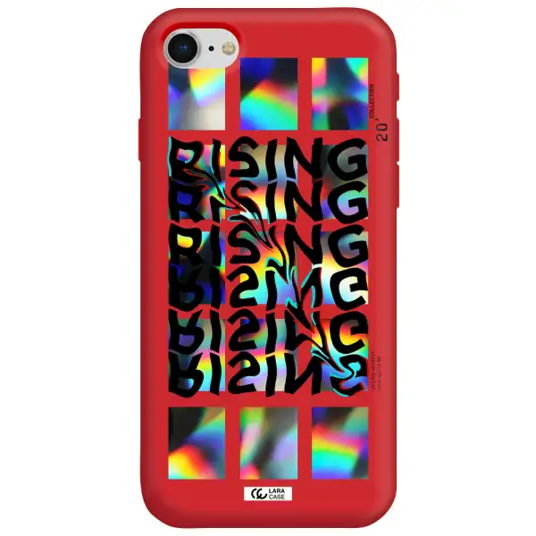 Rising Apple iPhone se 2020 Silicone Imperial Red Case