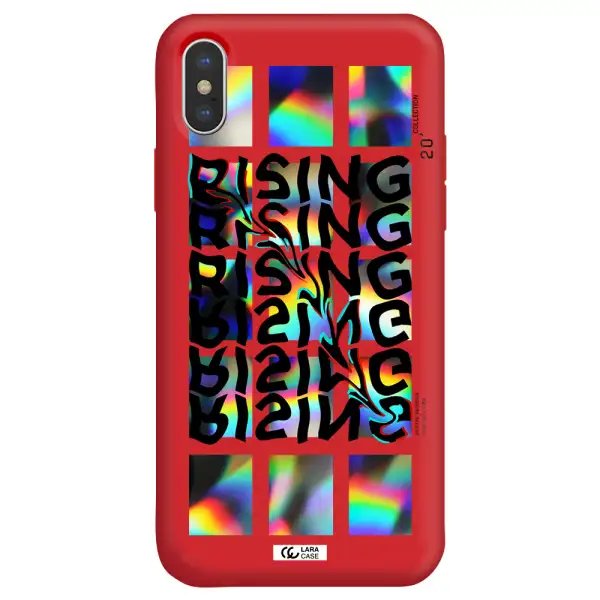Rising Apple iPhone X Silicone Imperial Red Case