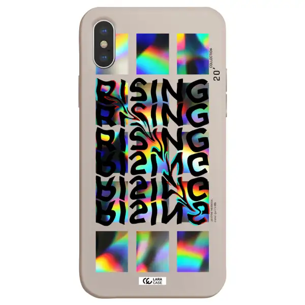 Rising Apple iPhone XS Silicone Stone Case