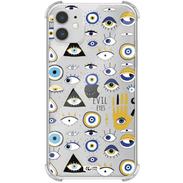 Evil Eyes Apple iPhone 11 Clear PC Case