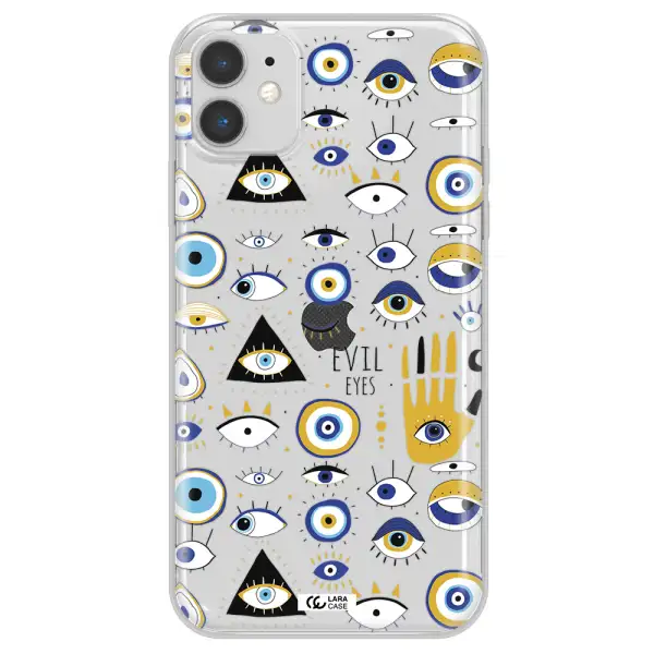 Evil Eyes Apple iPhone 11 Clear TPU Case