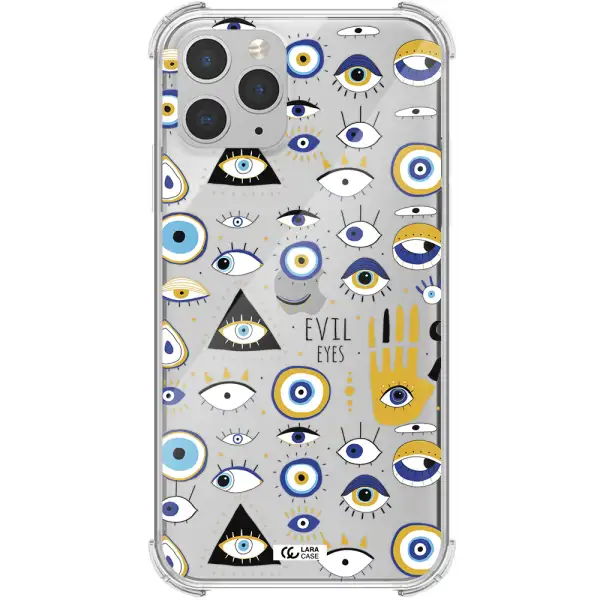 Evil Eyes Apple iPhone 11 pro Clear PC Case