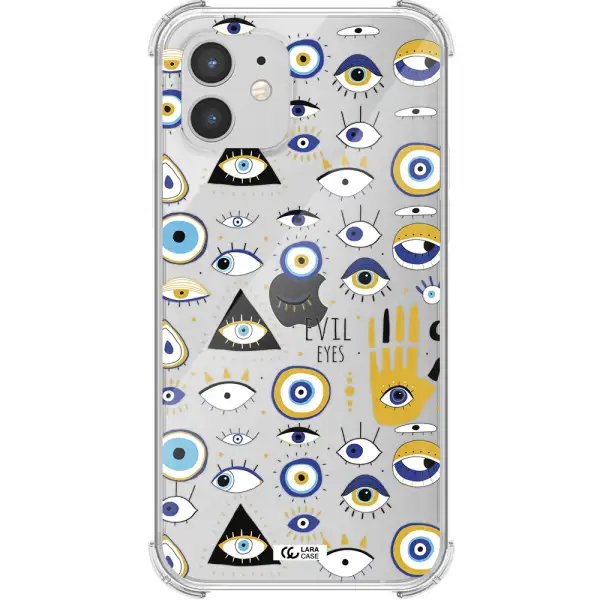 Evil Eyes Apple iPhone 12 mini Clear PC Case