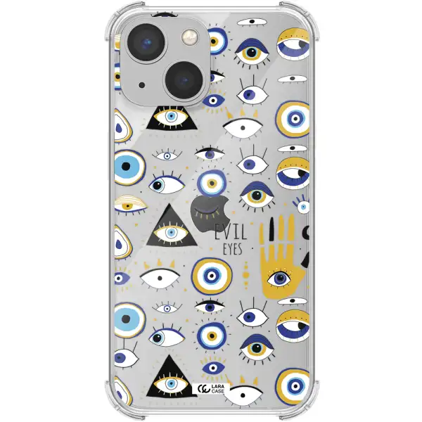Evil Eyes Apple iPhone 13 mini Clear PC Case