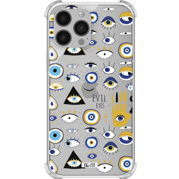 Evil Eyes Apple iPhone 13 Pro Clear PC Case
