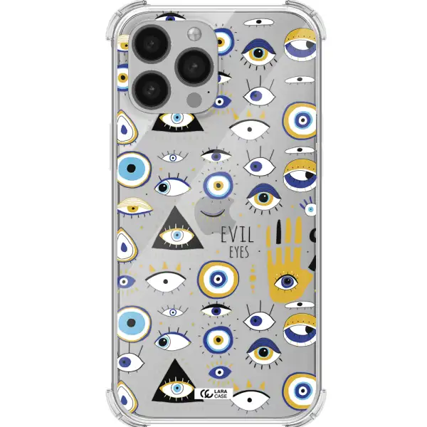 Evil Eyes Apple iPhone 13 Pro Max Clear PC Case
