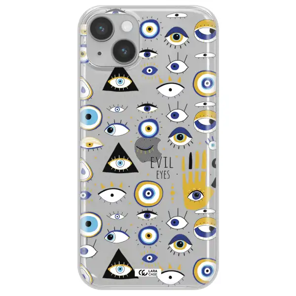 Evil Eyes Apple iPhone 14 Clear TPU Case