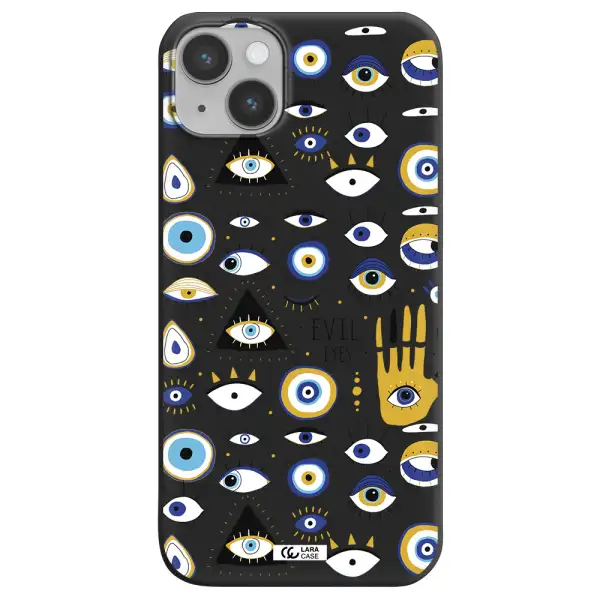 Evil Eyes Apple iPhone 14 Silicone black Case
