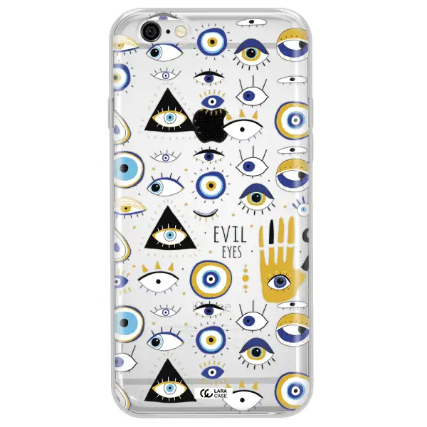 Evil Eyes Apple iPhone 6 Clear TPU Case