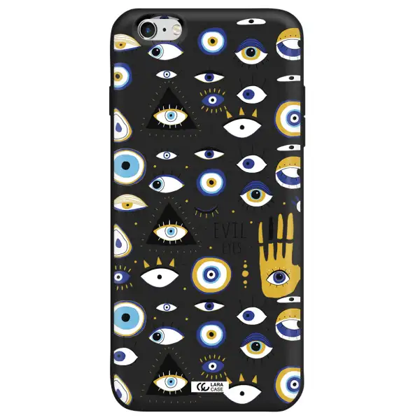 Evil Eyes Apple iPhone 6 plus Silicone black Case