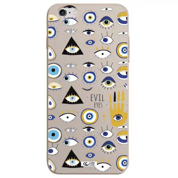 Evil Eyes Apple iPhone 6 plus Silicone Stone Case