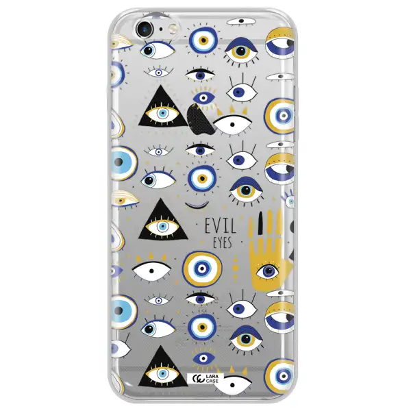 Evil Eyes Apple iPhone 6 s plus Clear TPU Case