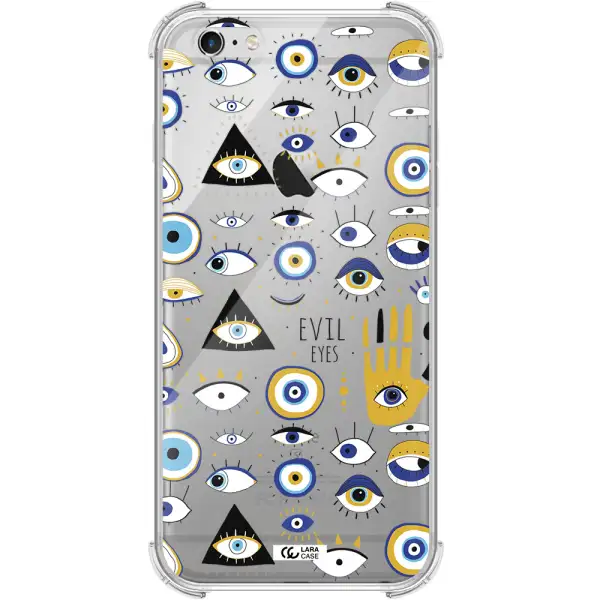 Evil Eyes Apple iPhone 6S Clear PC Case