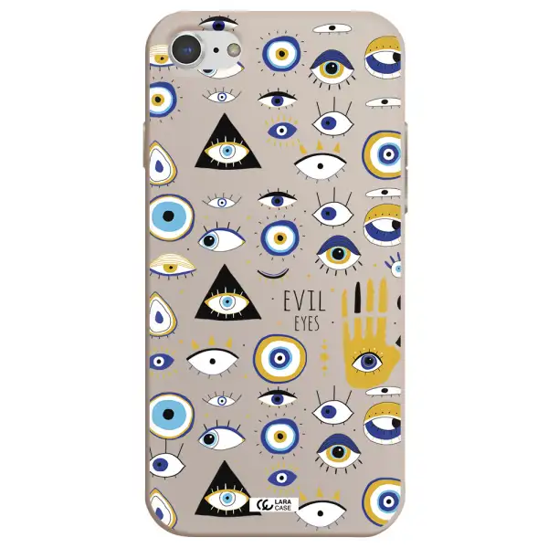 Evil Eyes Apple iPhone 7 Silicone Stone Case