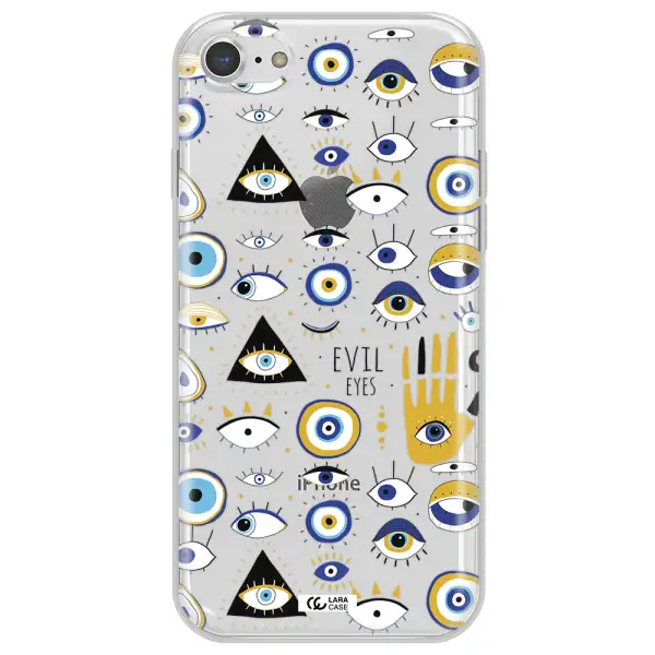 Evil Eyes Apple iPhone 8 Clear TPU Case