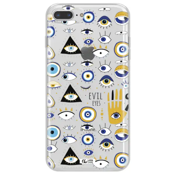 Evil Eyes Apple iPhone 8 plus Clear TPU Case
