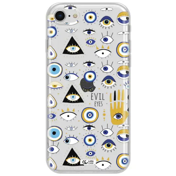 Evil Eyes Apple Iphone Se 2020 Clear Tpu Case