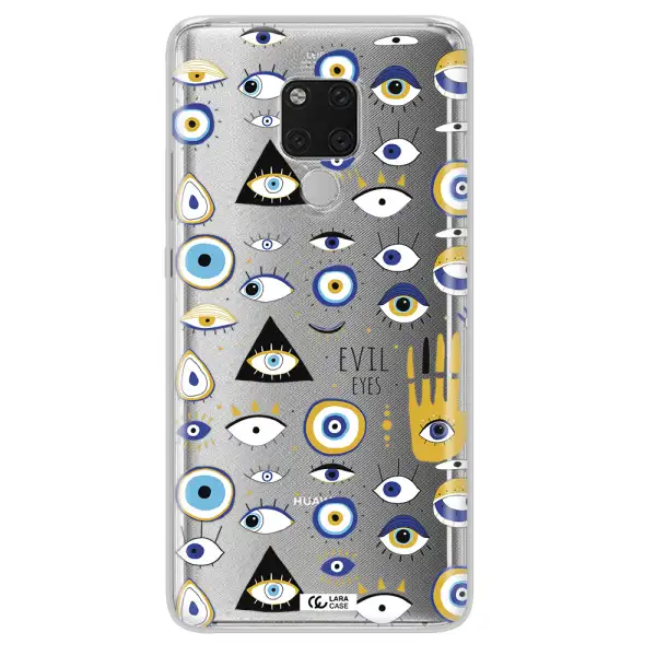 Evil Eyes Huawei Mate 20X Clear TPU Case