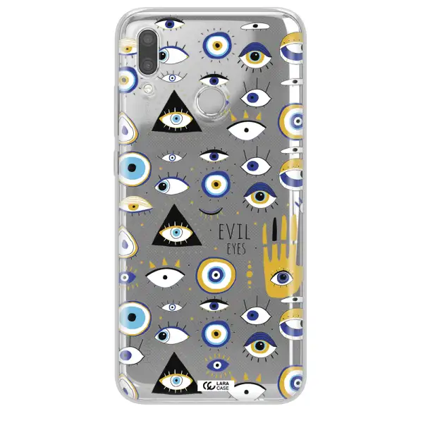 Evil Eyes Huawei P Smart 2019 Clear TPU Case