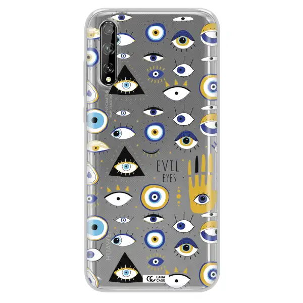 Evil Eyes Huawei P Smart S Clear TPU Case