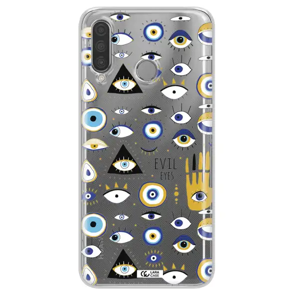 Evil Eyes Huawei P30 Lite Clear TPU Case