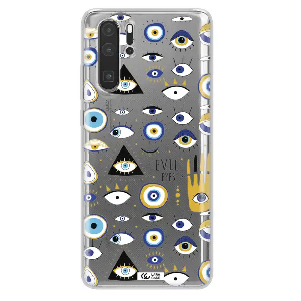 Evil Eyes Huawei P30 Pro Clear TPU Case